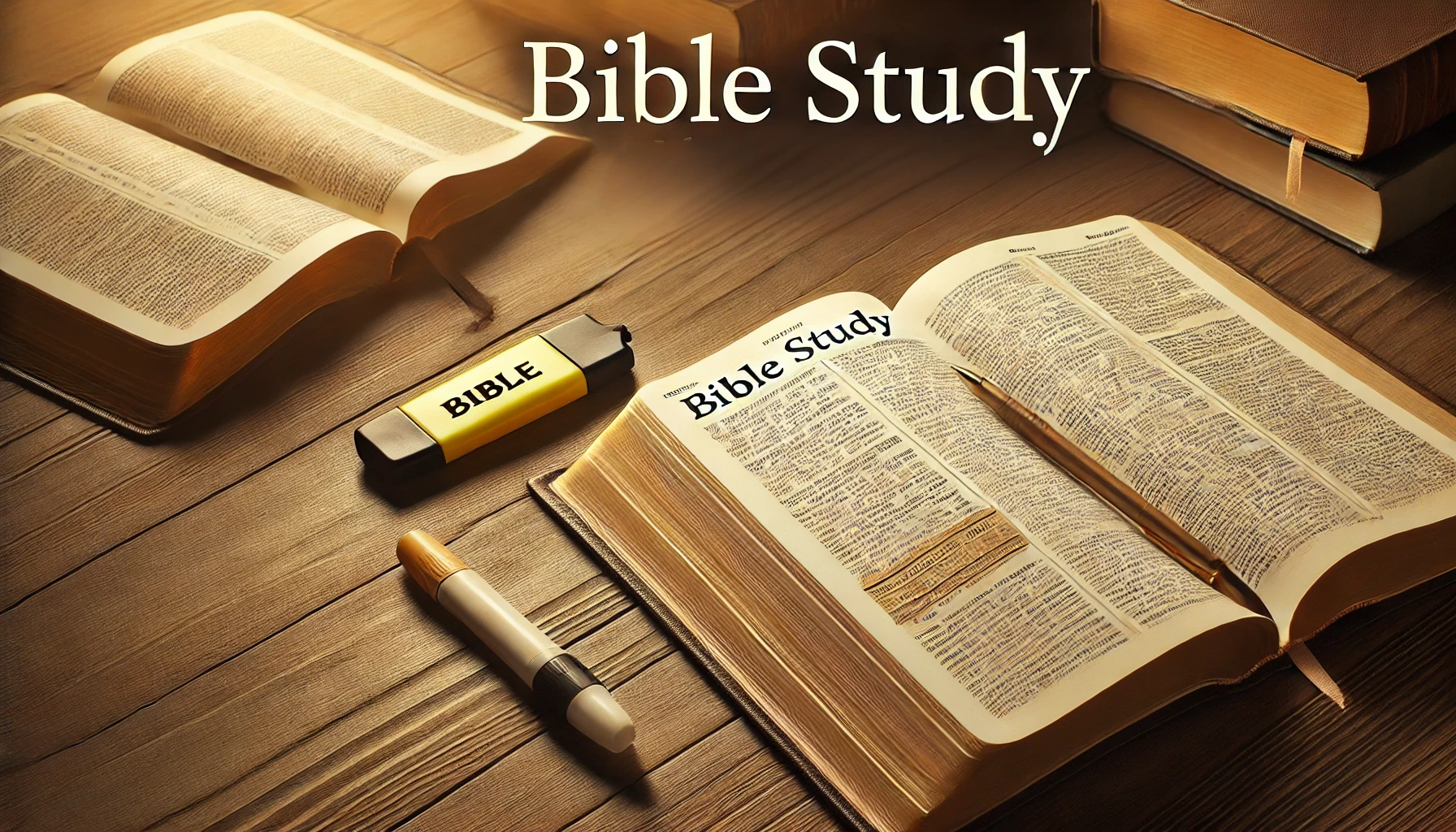 Bible study section banner